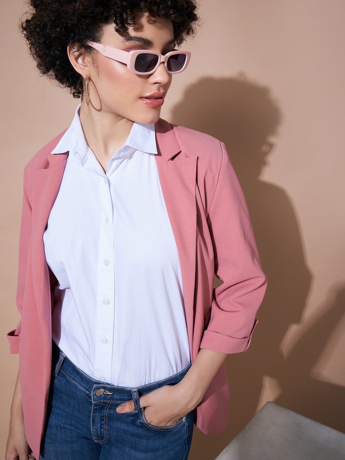 White Cotton Poplin Shirt