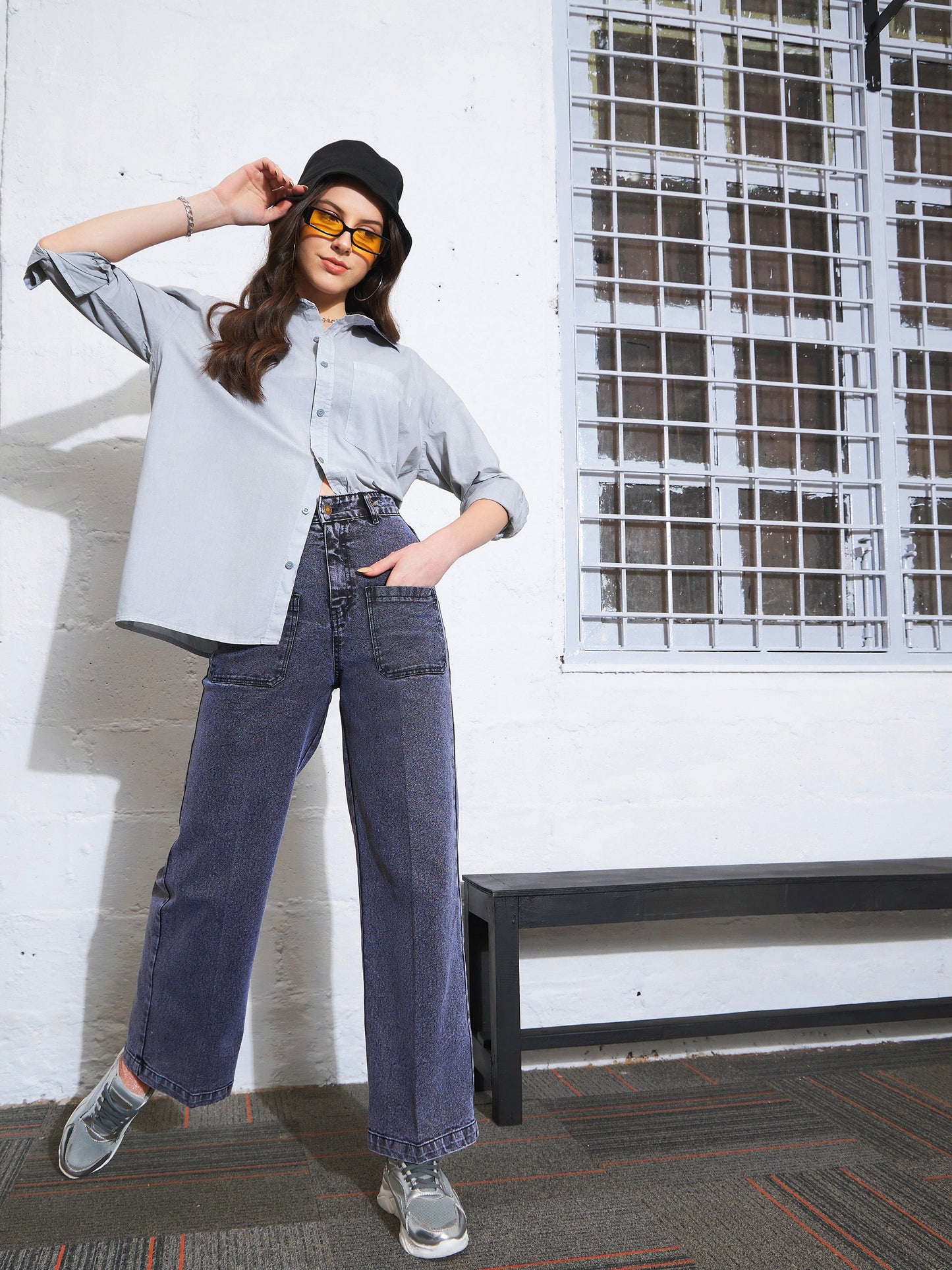 Grey Poplin Shirt