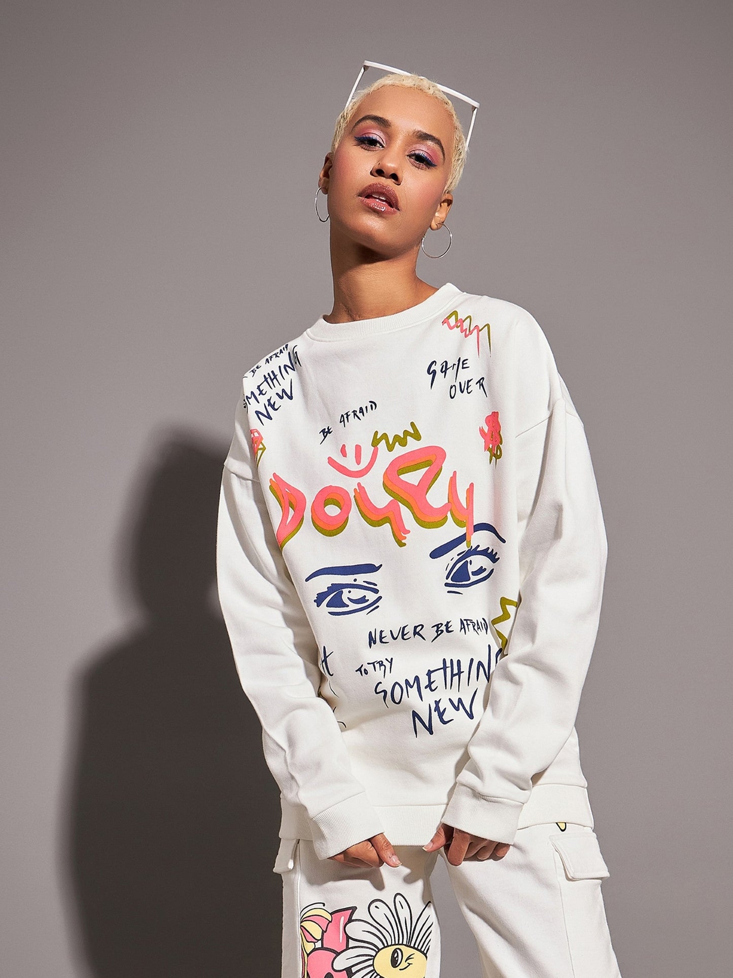 Off-White EYE Oversized Sweatshirt