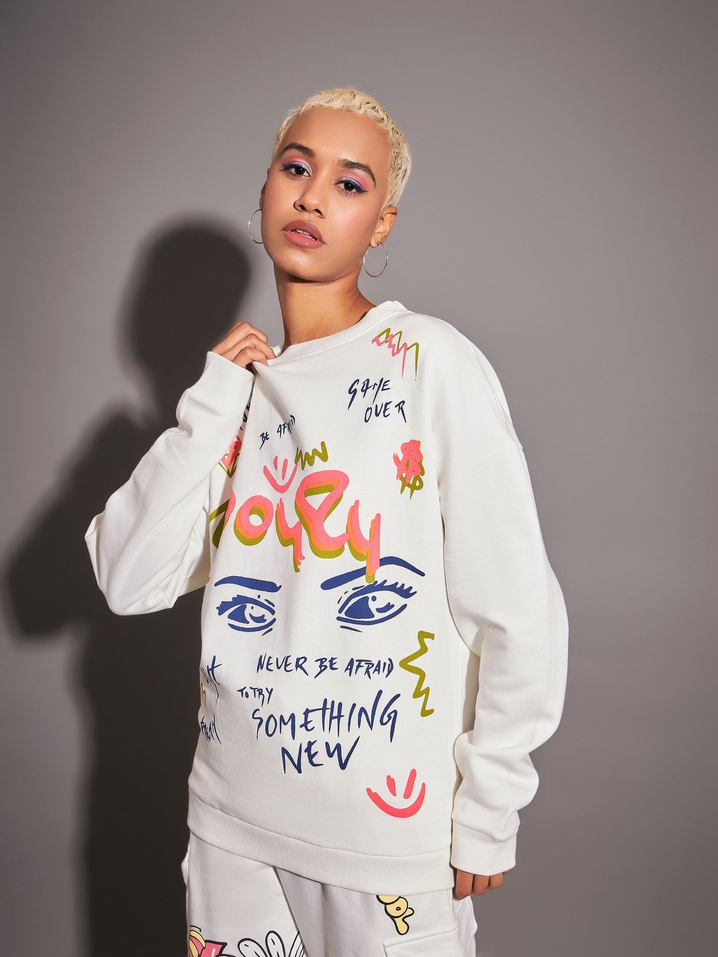 Off-White EYE Oversized Sweatshirt