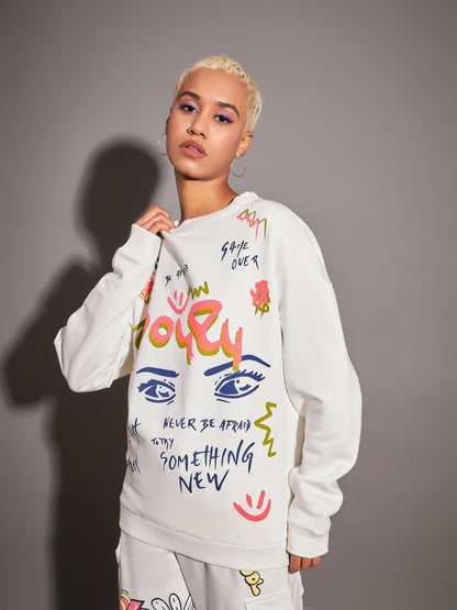 Off-White EYE Oversized Sweatshirt