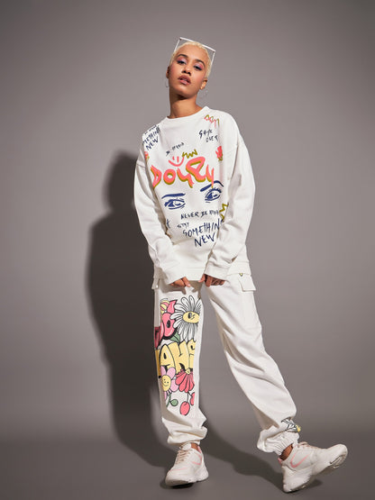Off-White EYE Oversized Sweatshirt