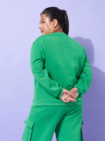 Green Fleece HAWAII Sweatshirt