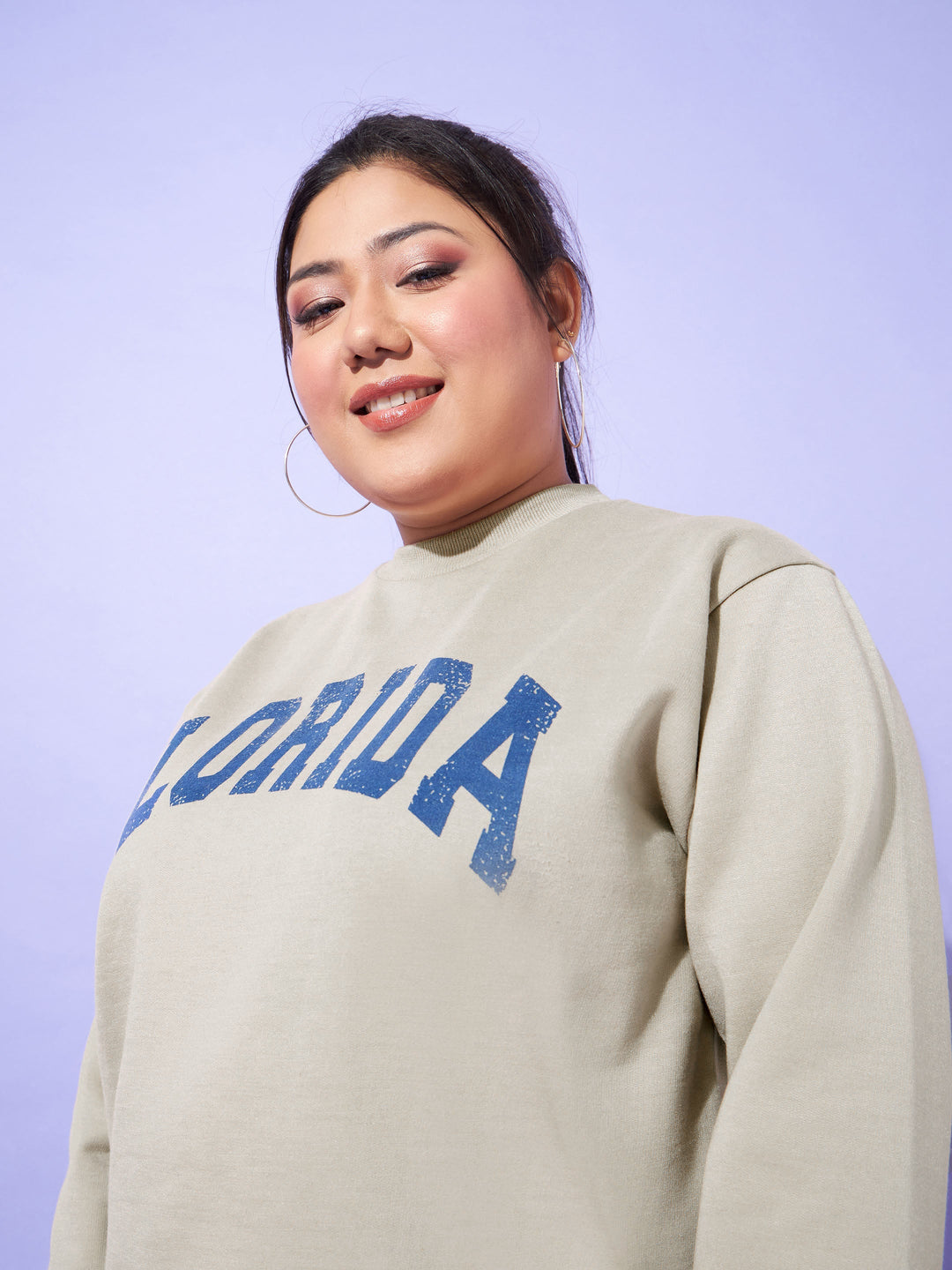 Women Grey Fleece Florida Sweatshirt