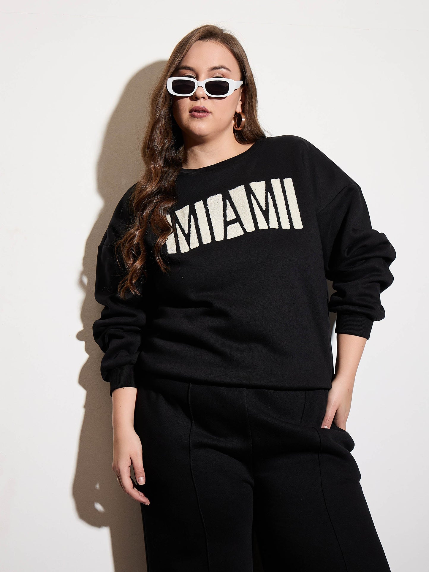 Black Fleece MIAMI Emb Sweatshirt