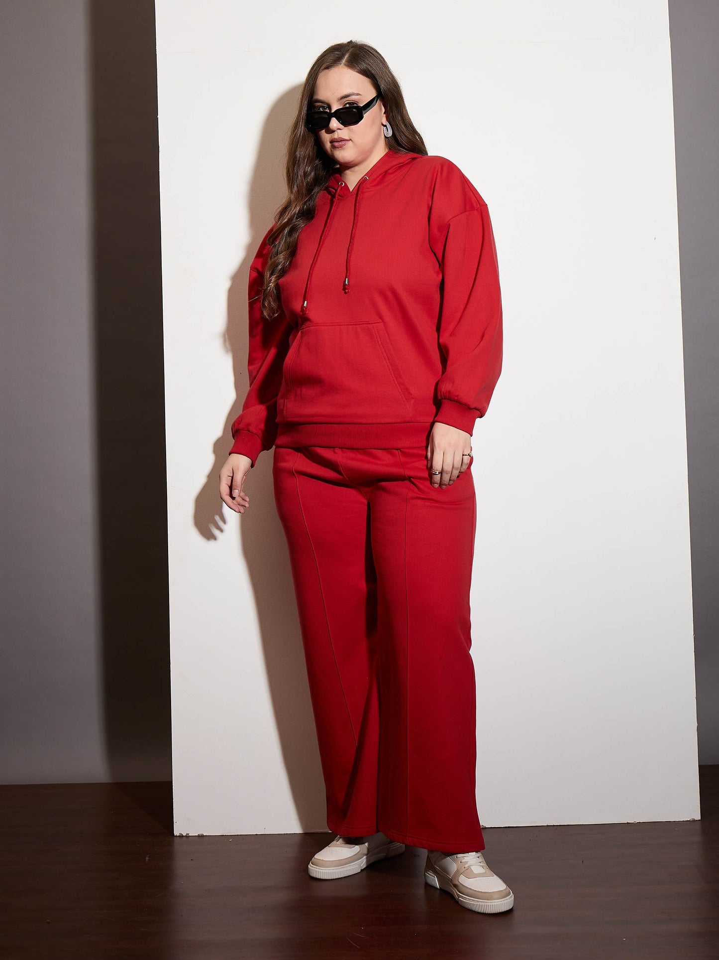 Red Fleece Hoodie
