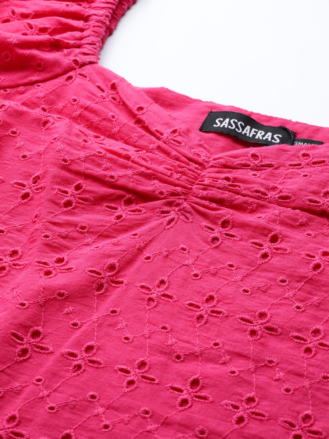 Fuchsia Puff Sleeve Top
