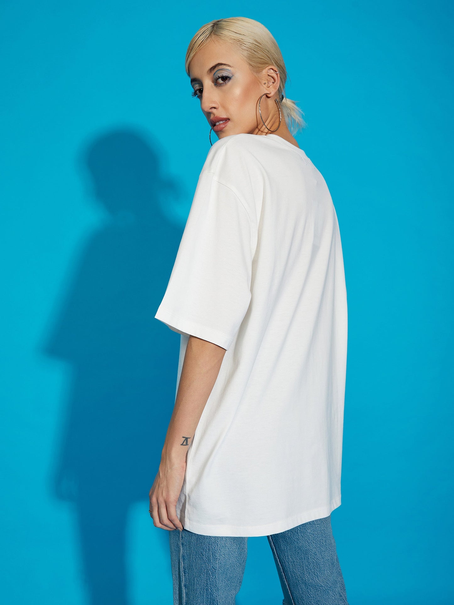 White XOXO Oversized T-Shirt