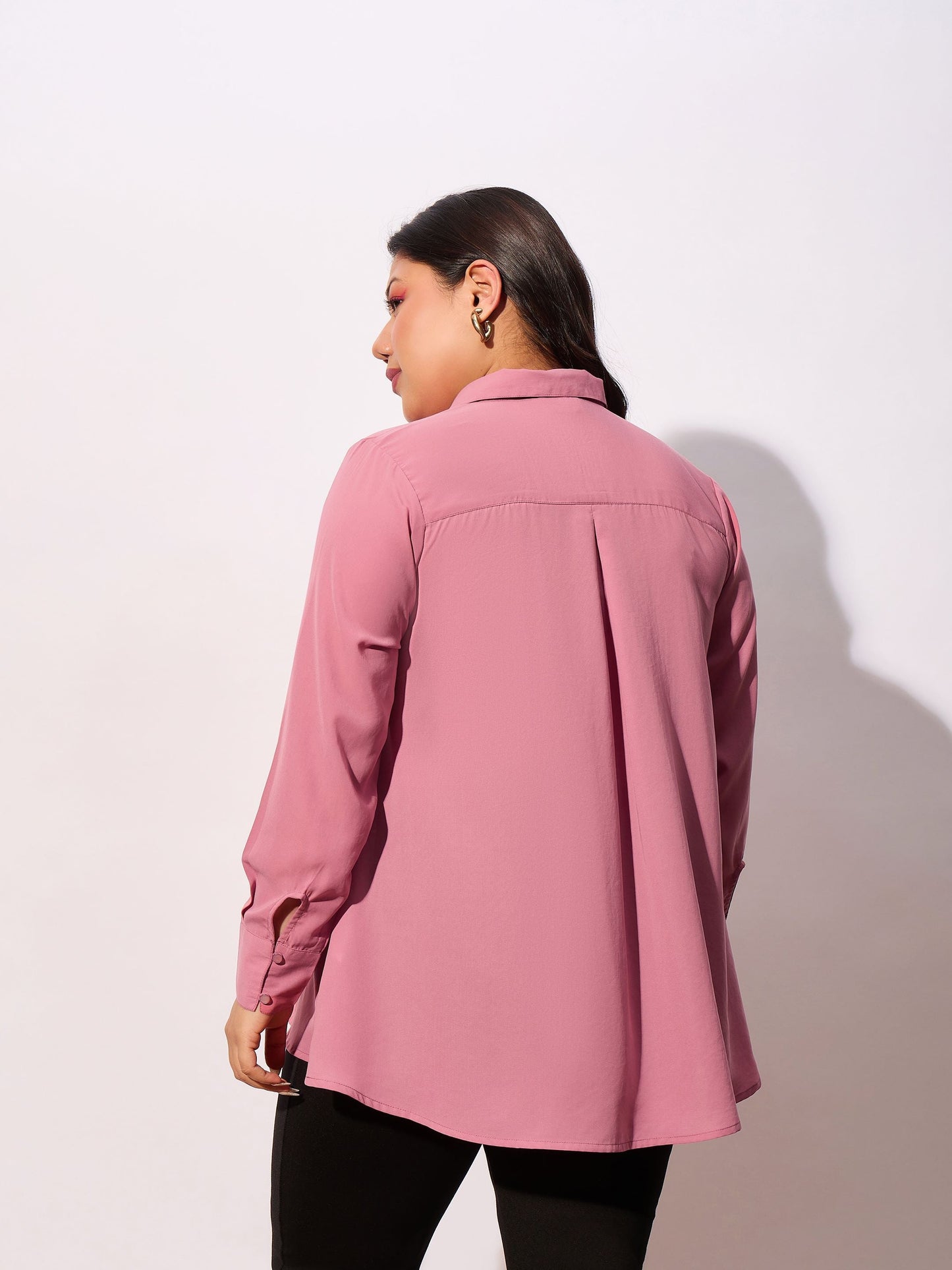 Pink Front Dori Detail Top