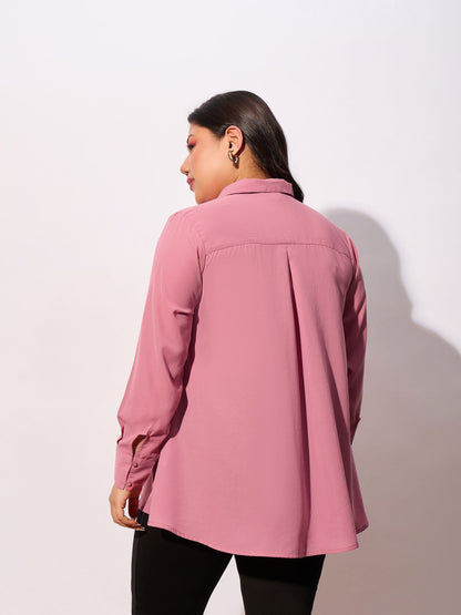 Pink Front Dori Detail Top
