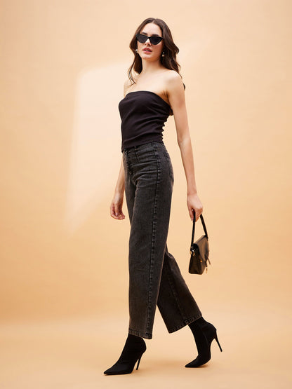 Black Rib Tube Top