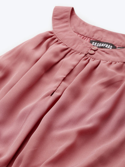 Pale Pink Halter Neck Top