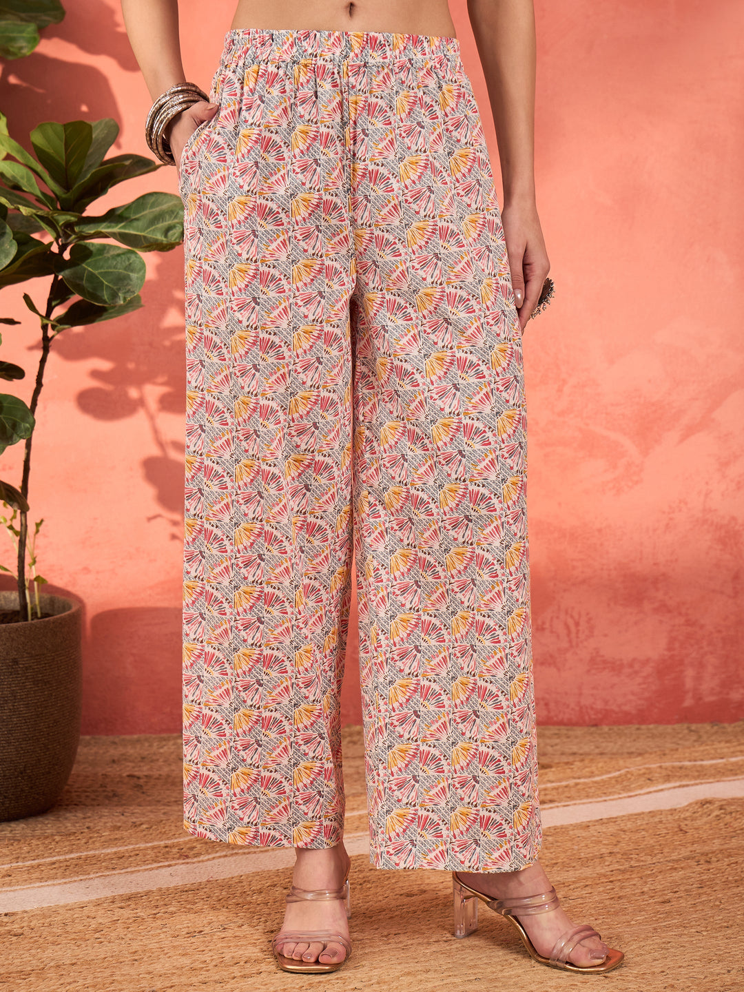 Grey Floral Front Dori Gathered Kurta With Pencil Pants &amp; Dupatta-Shae by SASSAFRAS
