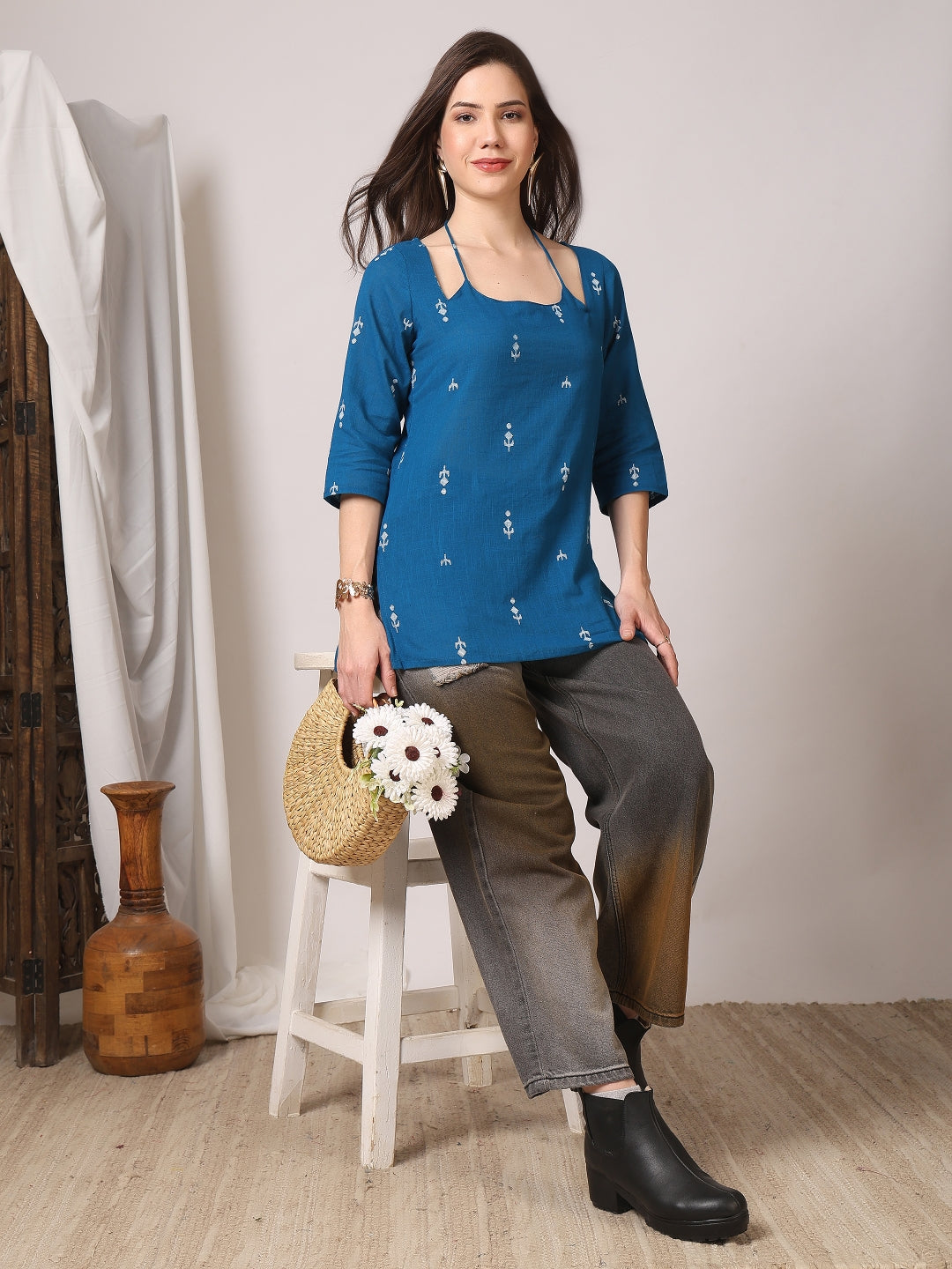 Cotton Printed Top