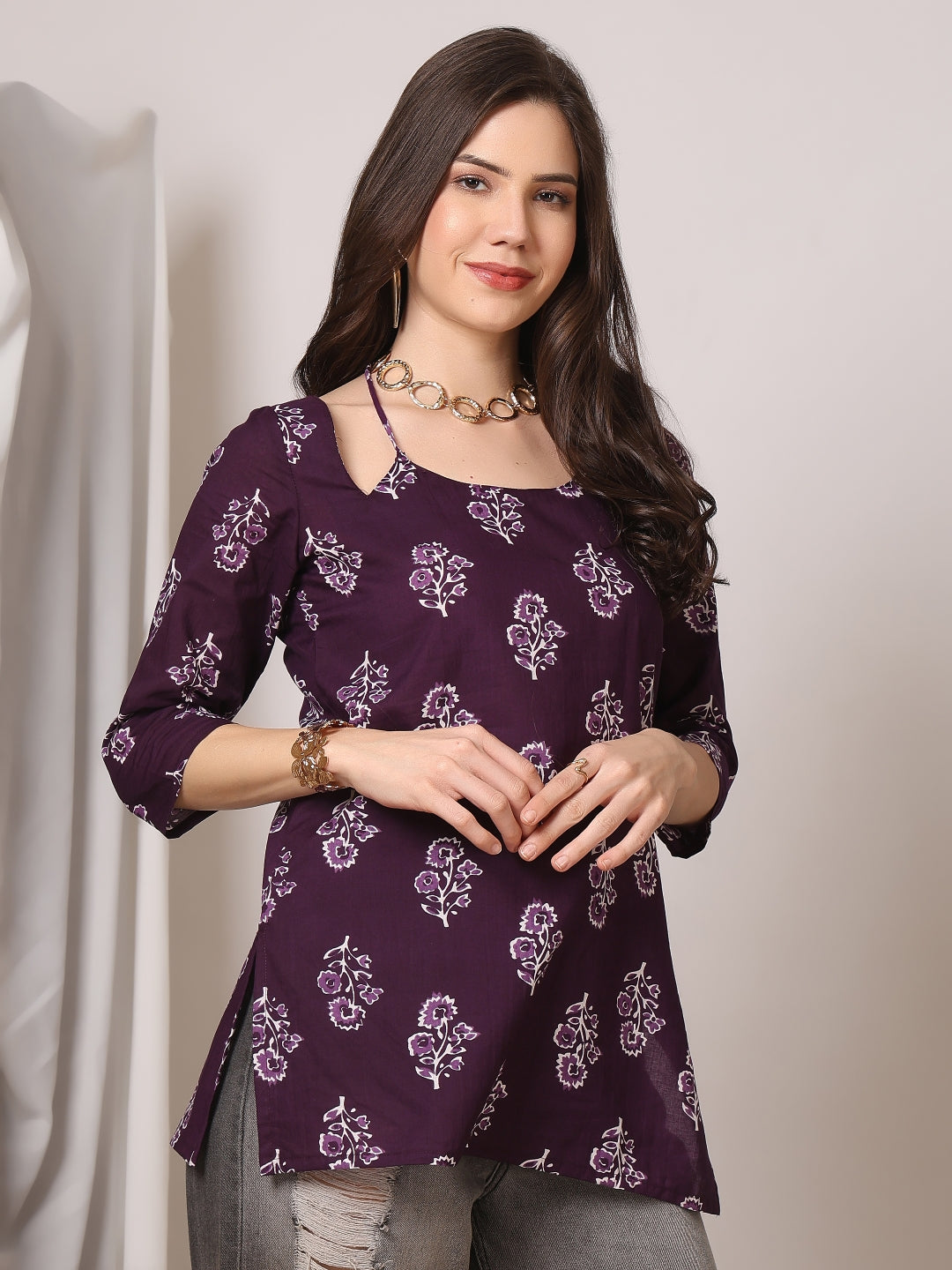 Cotton Printed Top