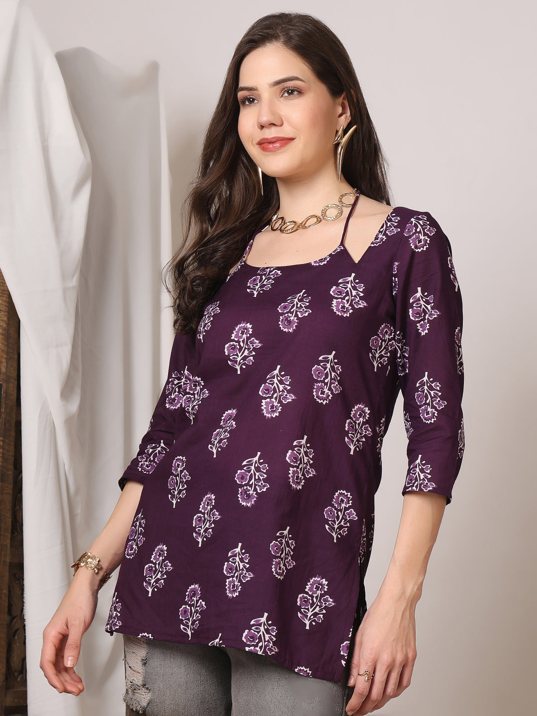 Cotton Printed Top
