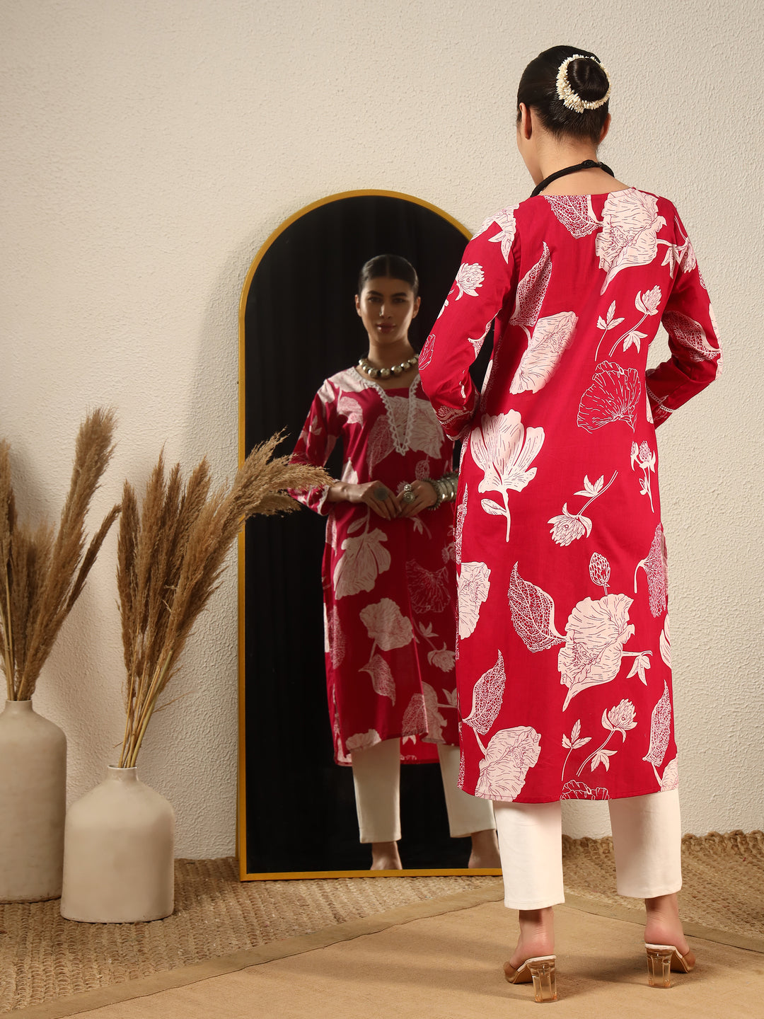 Straight Printed Cotton Kurta