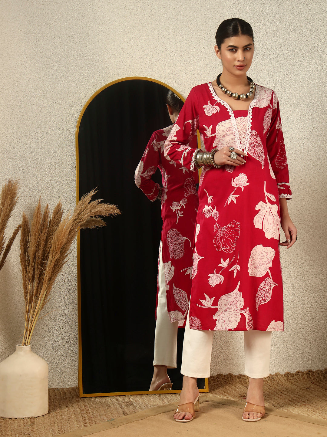Straight Printed Cotton Kurta