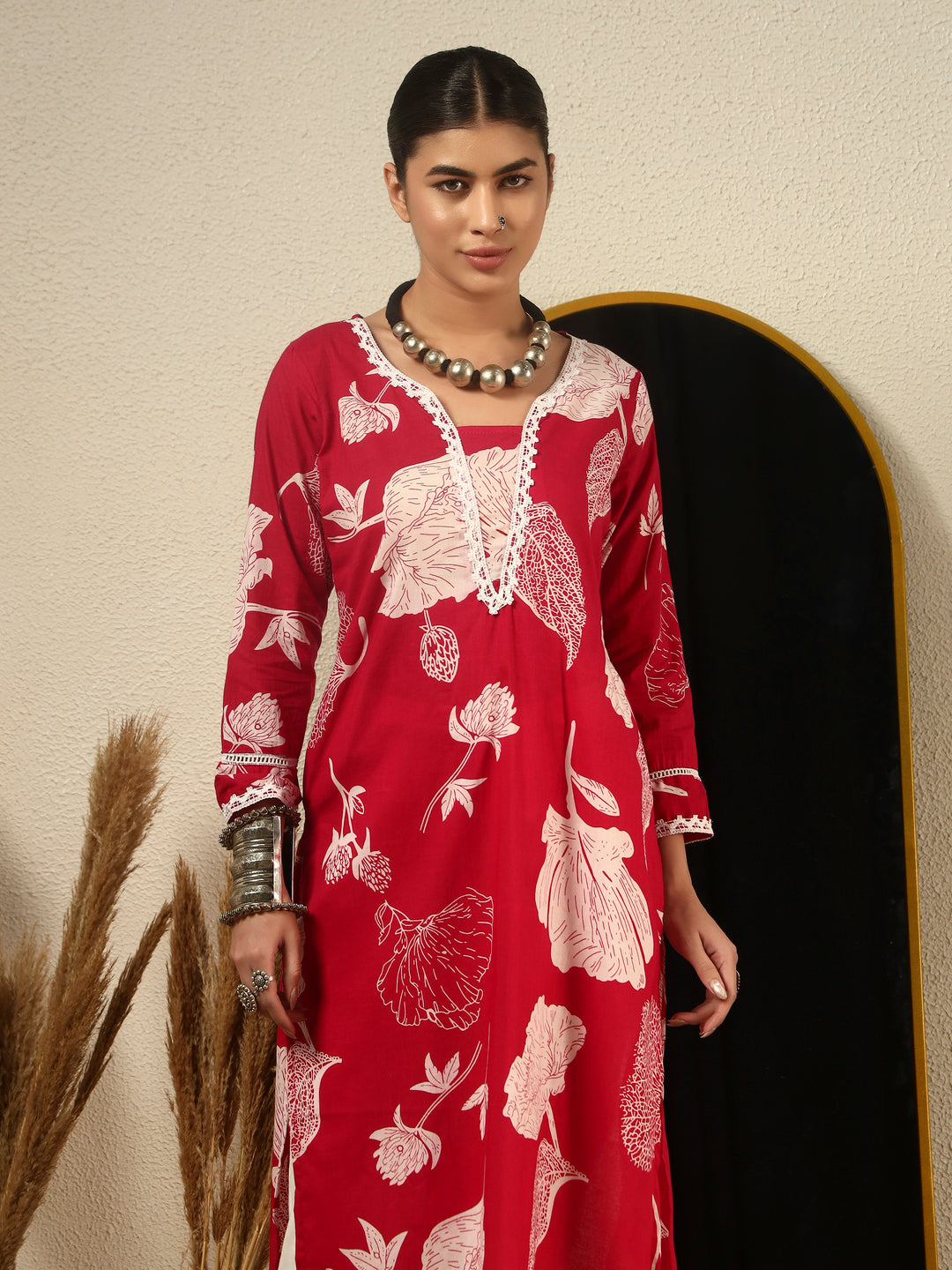 Straight Printed Cotton Kurta