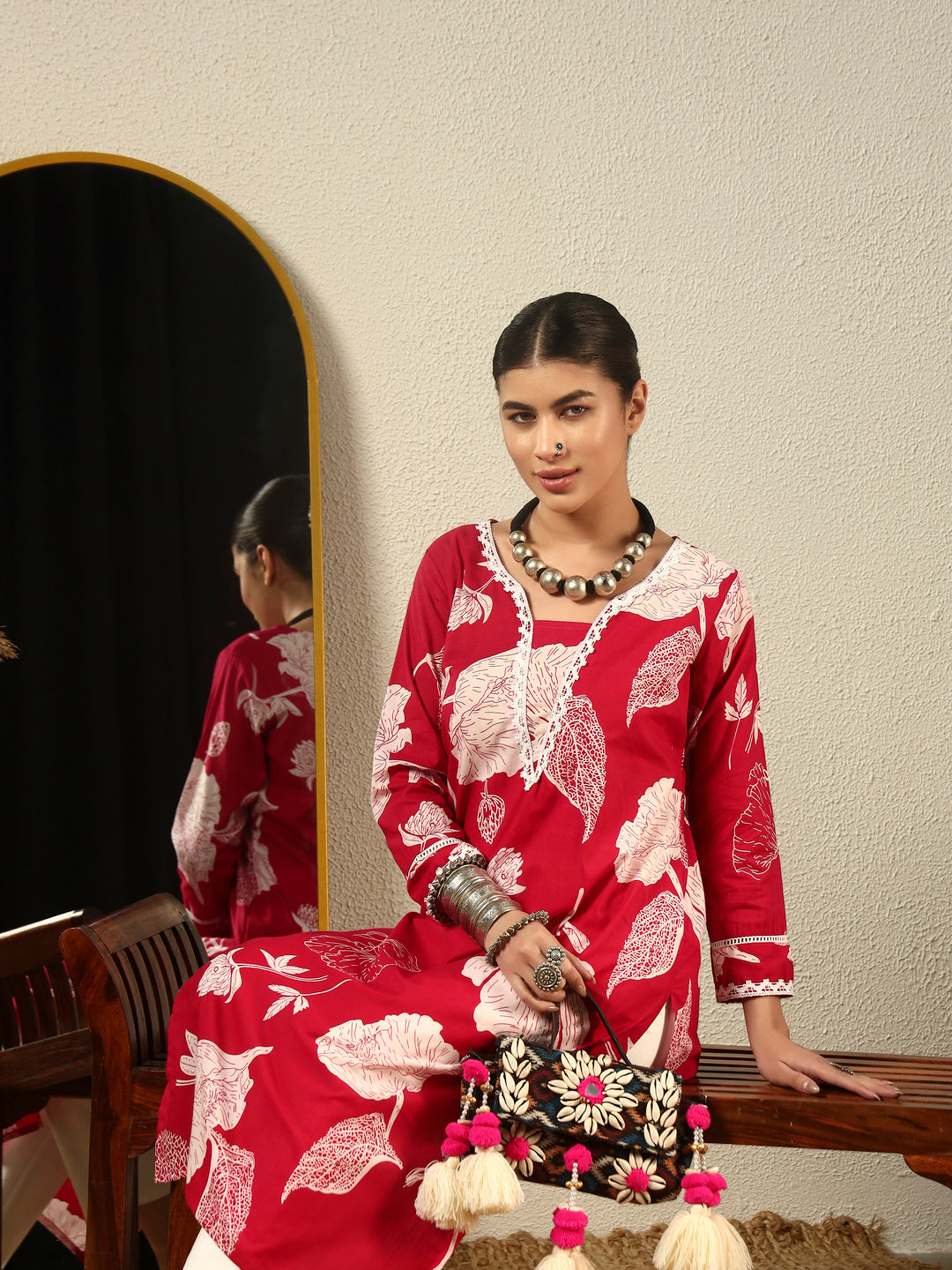 Straight Printed Cotton Kurta
