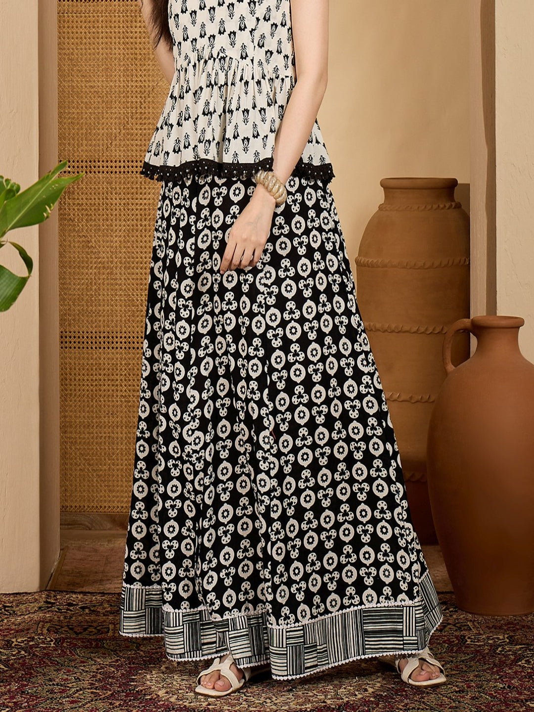 Printed Cotton Skirt