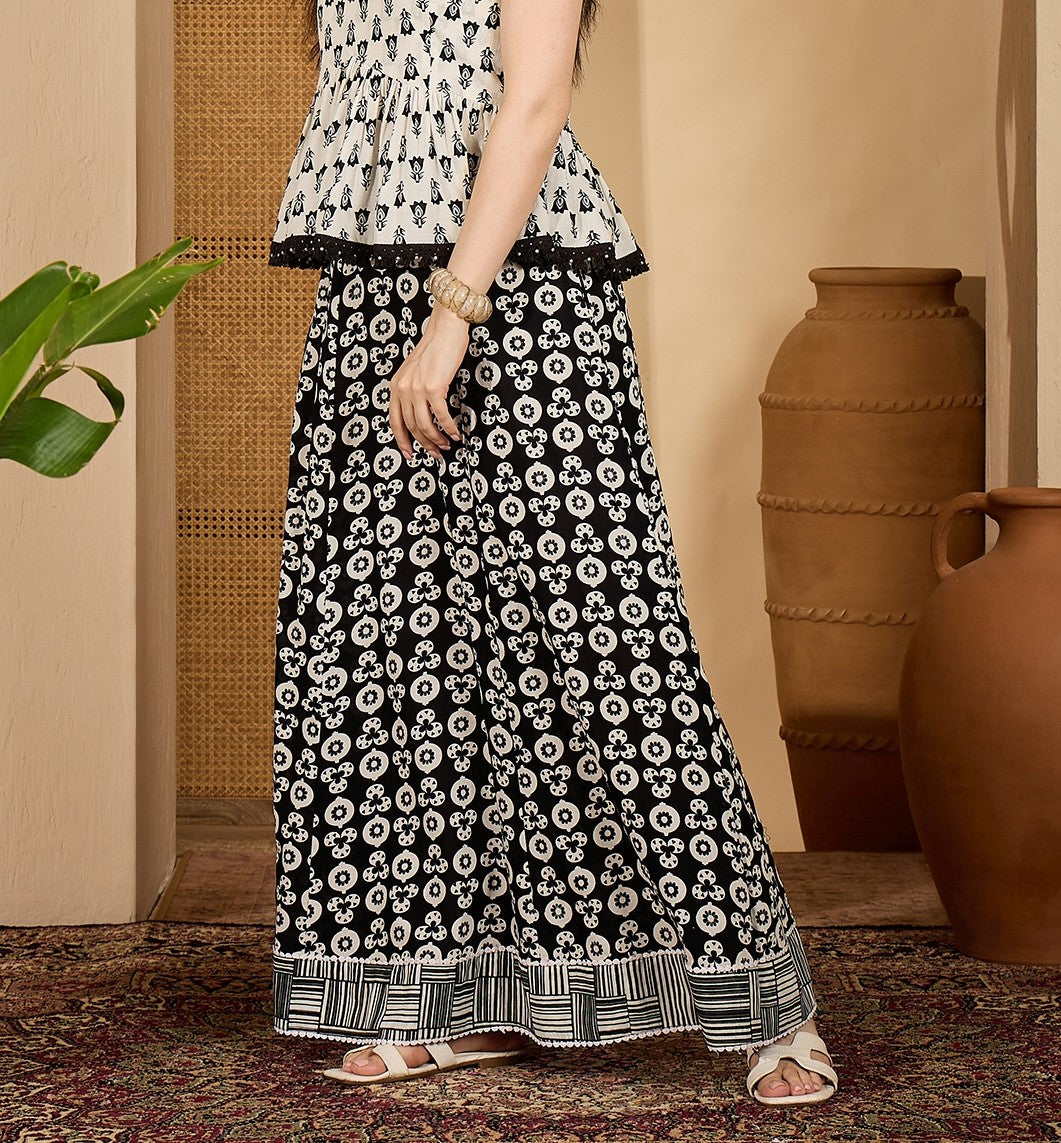 Printed Cotton Skirt