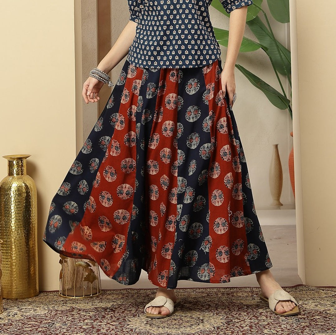 Printed Cotton Skirt