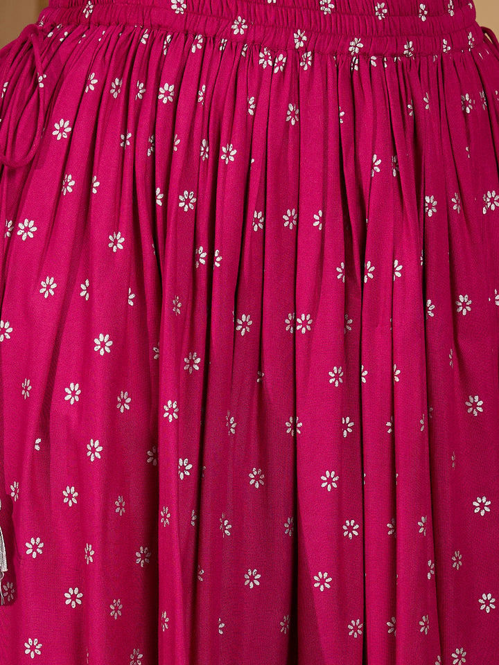Ethnic Printed Rayon Skirt