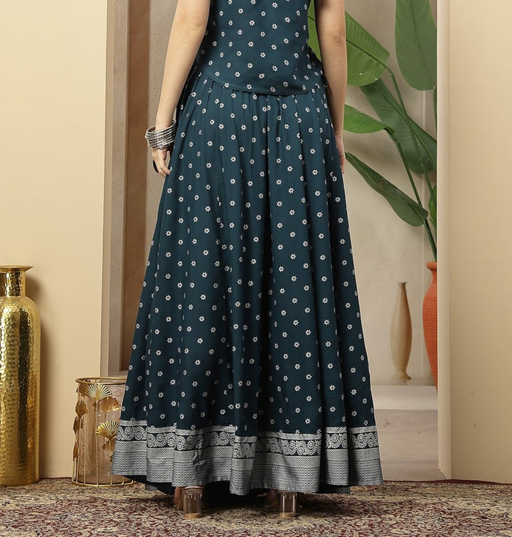 Ethnic Printed Rayon Skirt