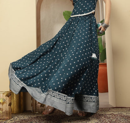 Ethnic Printed Rayon Skirt