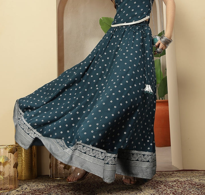 Ethnic Printed Rayon Skirt