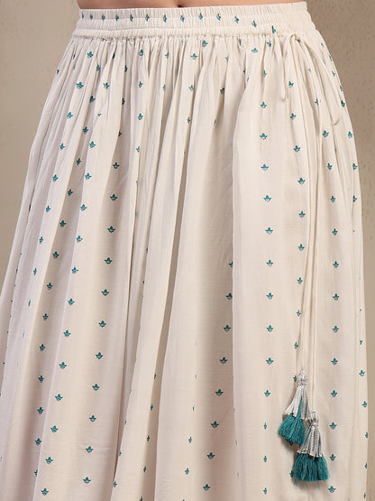 Ethnic Printed Rayon Skirt