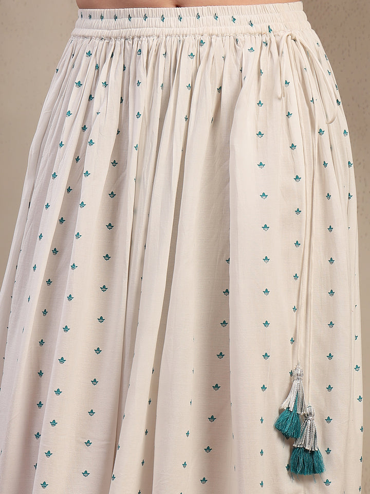 Ethnic Printed Rayon Skirt