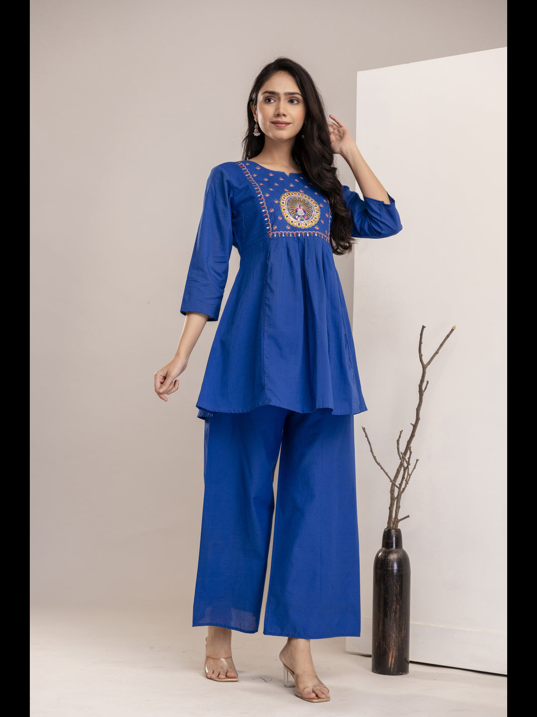 Blue Embellished Co-Ord Sets