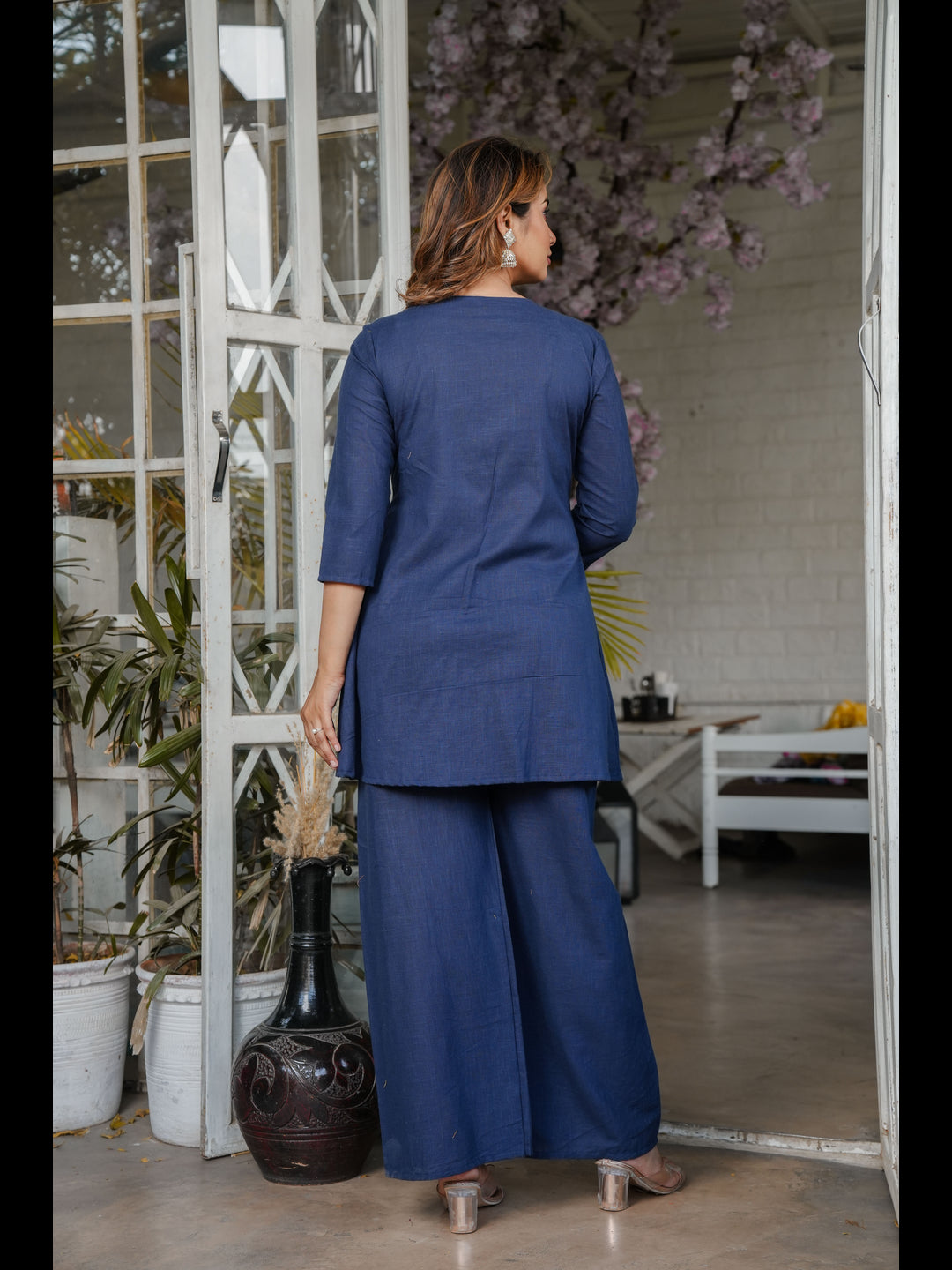 Blue Embellished Co-Ord Sets