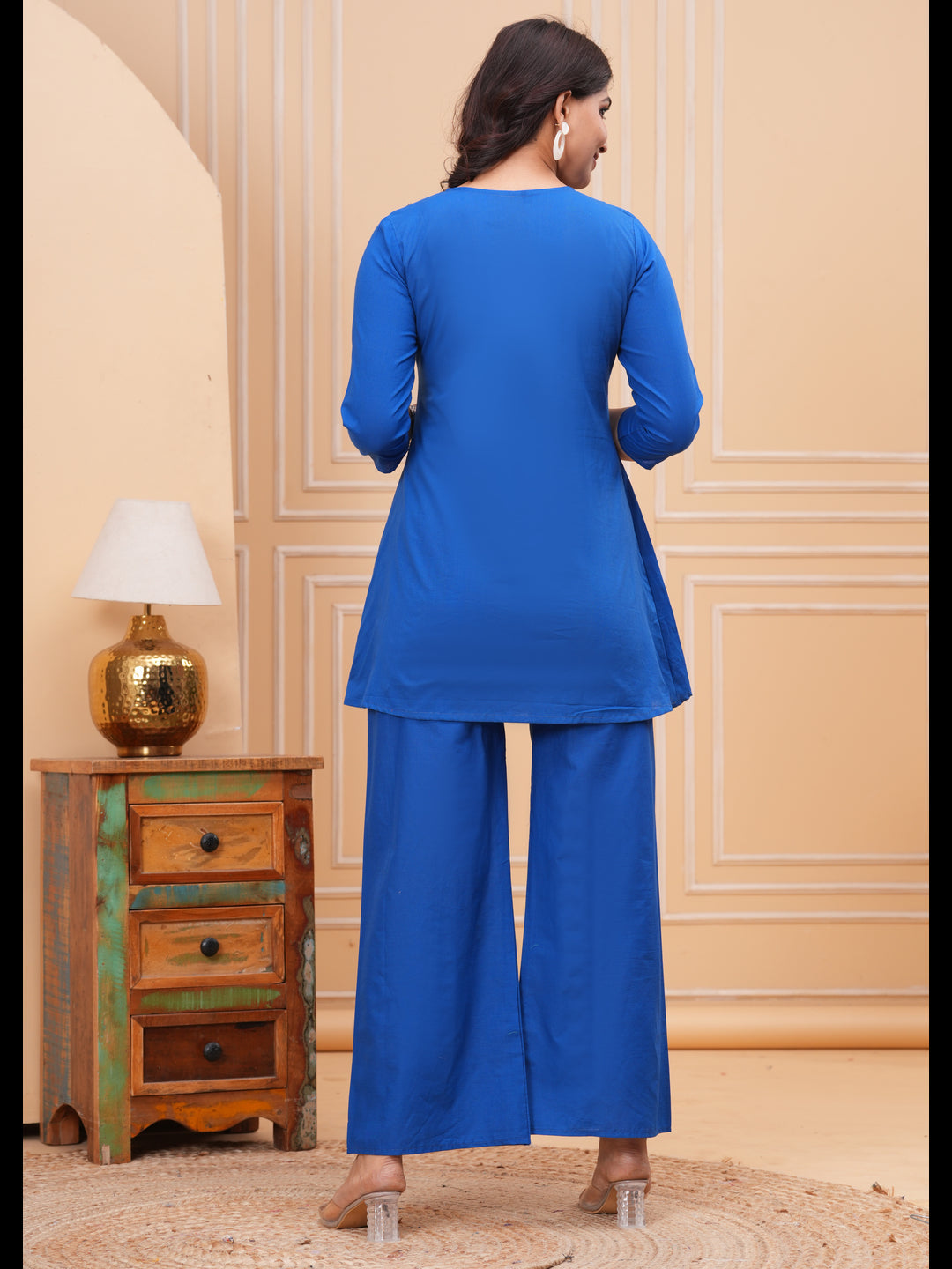 Blue Embellished Co-Ord Sets