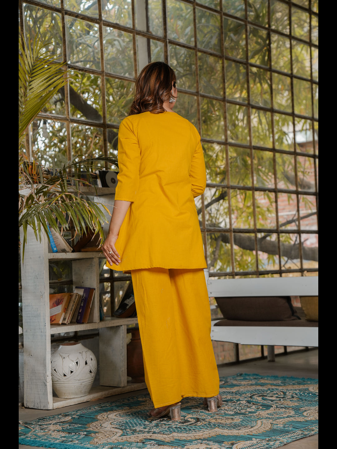 Mustard Embellished Co-Ord Sets