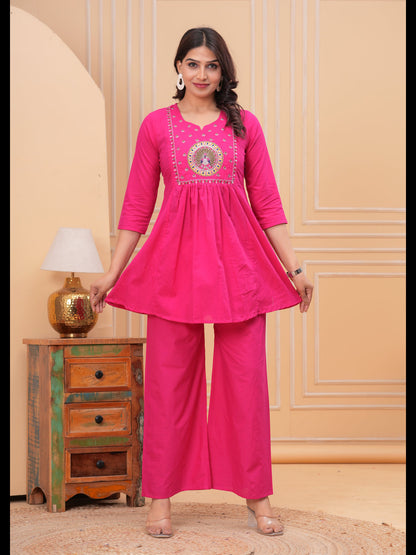 Pink Embellished Co-Ord Sets