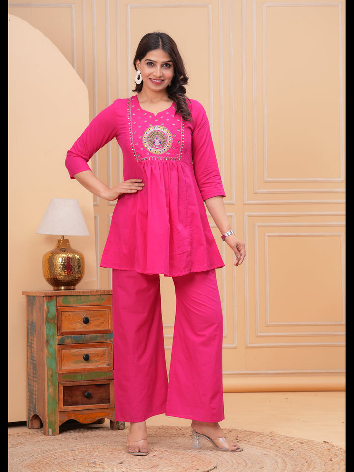 Pink Embellished Co-Ord Sets