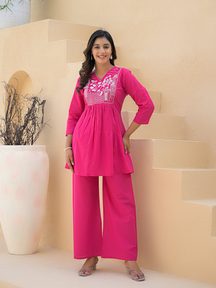 Pink Embellished Co-Ord Sets
