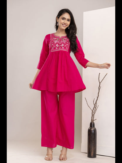 Pink Embellished Co-Ord Sets