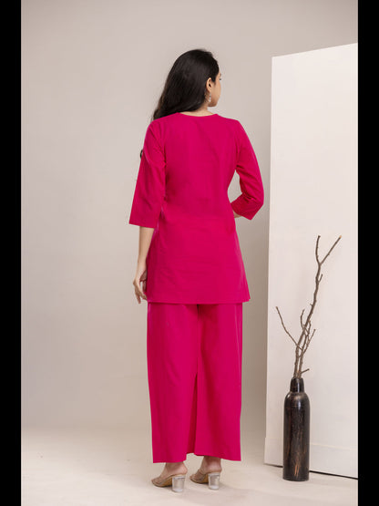 Pink Embellished Co-Ord Sets