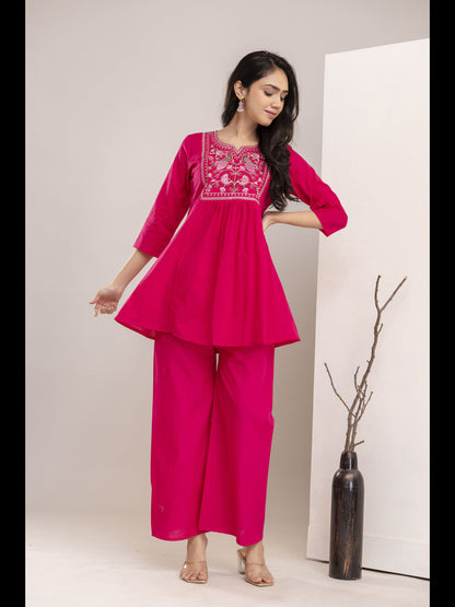 Pink Embellished Co-Ord Sets