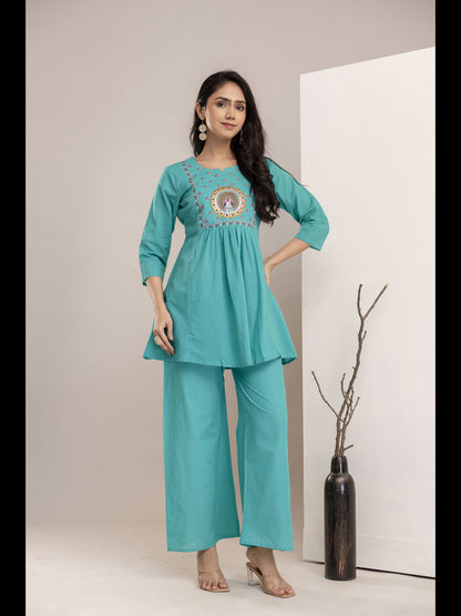 Sky Embellished Co-Ord Sets