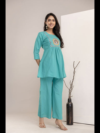 Sky Embellished Co-Ord Sets