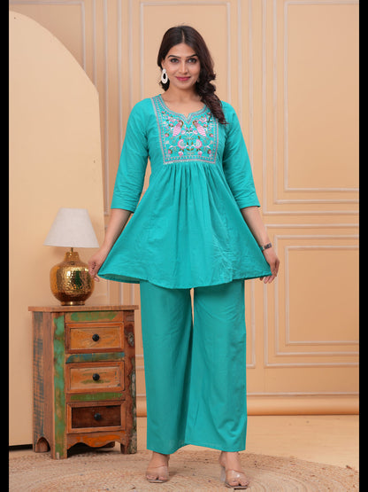 Sky Embellished Co-Ord Sets