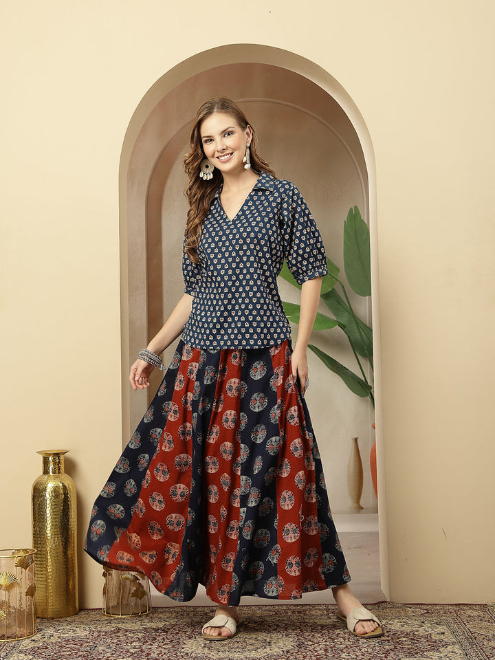 Ethnic Motif Cotton Co-Ord Set