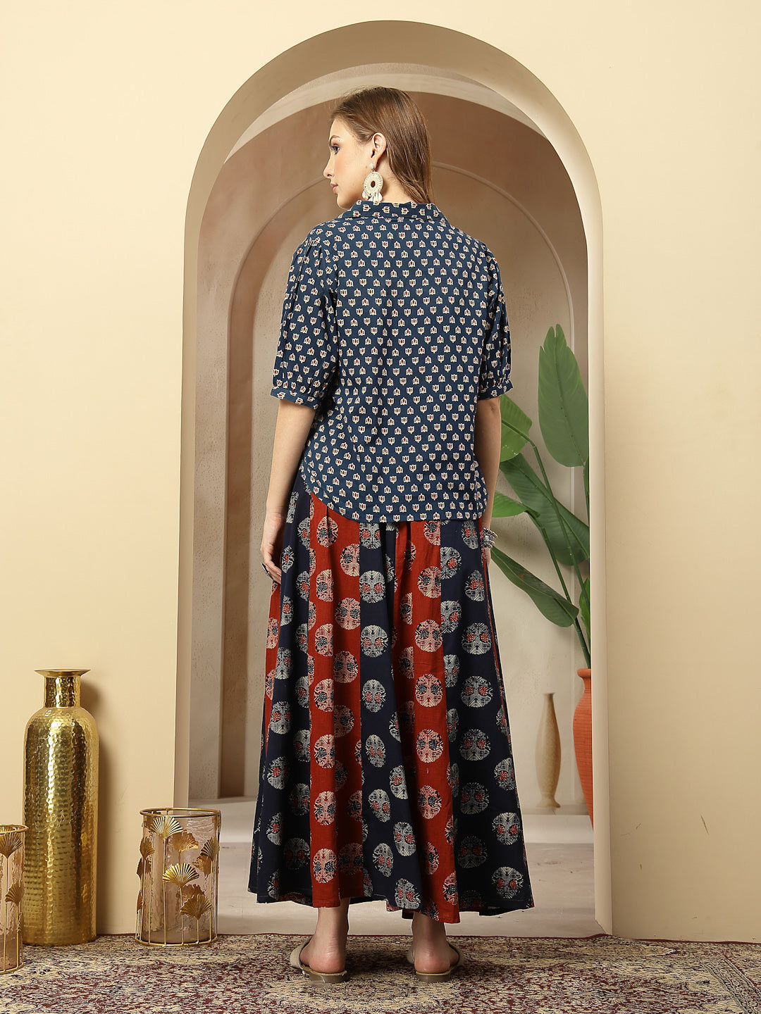 Ethnic Motif Cotton Co-Ord Set