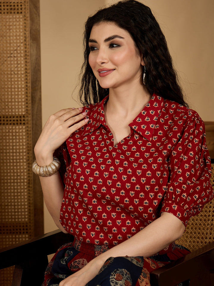 Ethnic Motif Cotton Co-Ord Set
