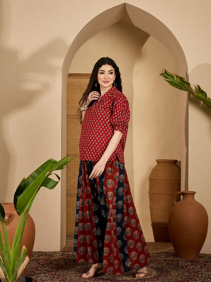 Ethnic Motif Cotton Co-Ord Set